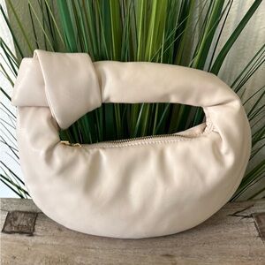 Melie Bianco Cream Hobo Bag